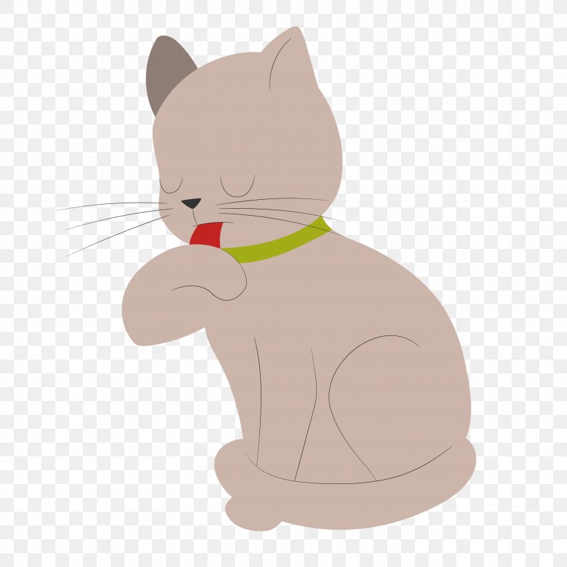 Kitten Domestic Short-haired Cat Whiskers Dog, PNG, 2835x2835px, Kitten, Animation, Carnivoran, Cartoon, Cat Download Free