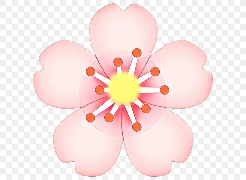 Pink Flower Cartoon, PNG, 600x600px, Cartoon, Emoji, Emoji Movie, Flower, Iphone Download Free