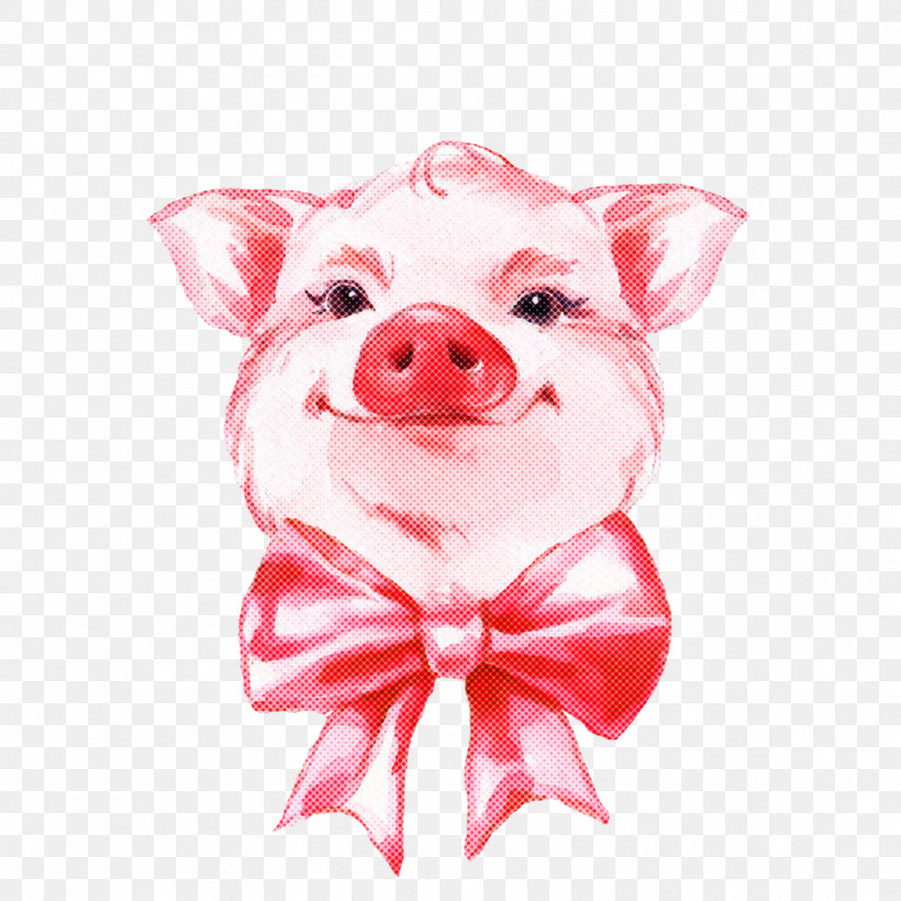 Pink Suidae Snout Livestock Smile, PNG, 1100x1100px, Watercolor Pig, Livestock, Pink, Smile, Snout Download Free