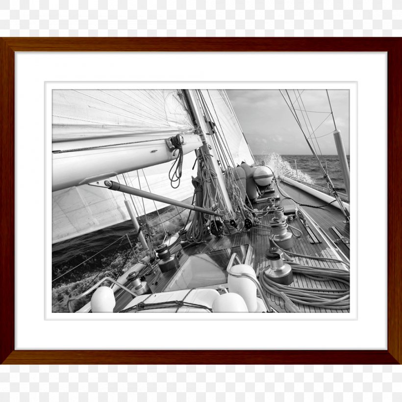 Stock Photography Sailing Royalty-free Ship, PNG, 1000x1000px, Stock Photography, Black And White, Monochrome Photography, Photography, Picture Frame Download Free