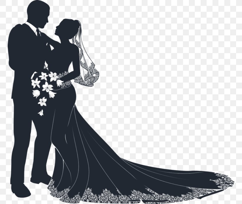 Bridegroom Wedding Clip Art, PNG, 768x692px, Bridegroom, Black And White, Bride, Bridesmaid, Cdr Download Free
