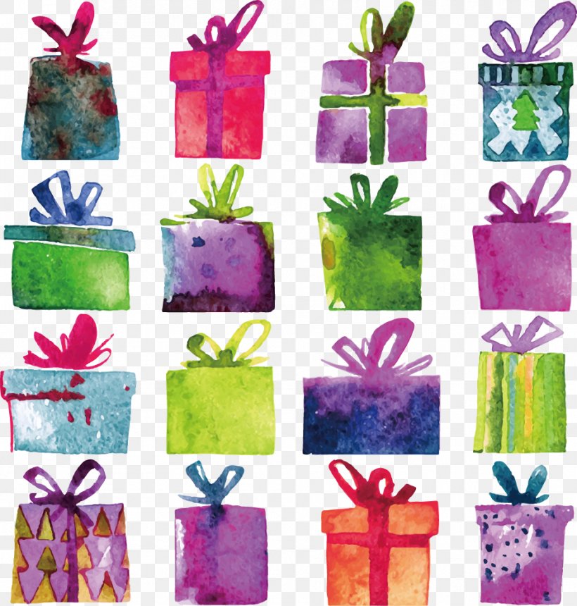 Watercolor Painting Gift Decorative Box Stock Photography, PNG, 942x988px, Watercolor Painting, Box, Cartoon, Christmas, Decorative Box Download Free