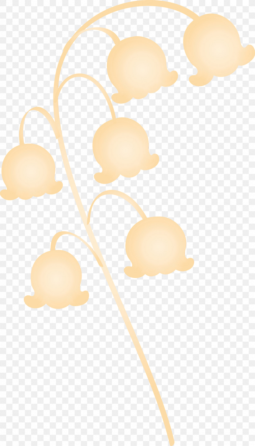 Yellow Line Beige, PNG, 1713x3000px, Lily Bell, Beige, Flower, Line, Paint Download Free