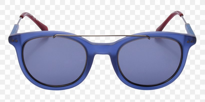Blue Sunglasses Goggles Tommy Hilfiger, PNG, 1000x500px, Blue, Armani, Azure, Cobalt Blue, Color Download Free