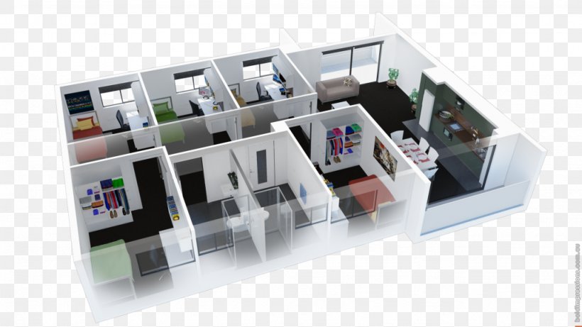 House Plan 3D Floor Plan Bedroom, PNG, 1024x576px, 3d Floor Plan, House Plan, Apartment, Architecture, Bathroom Download Free