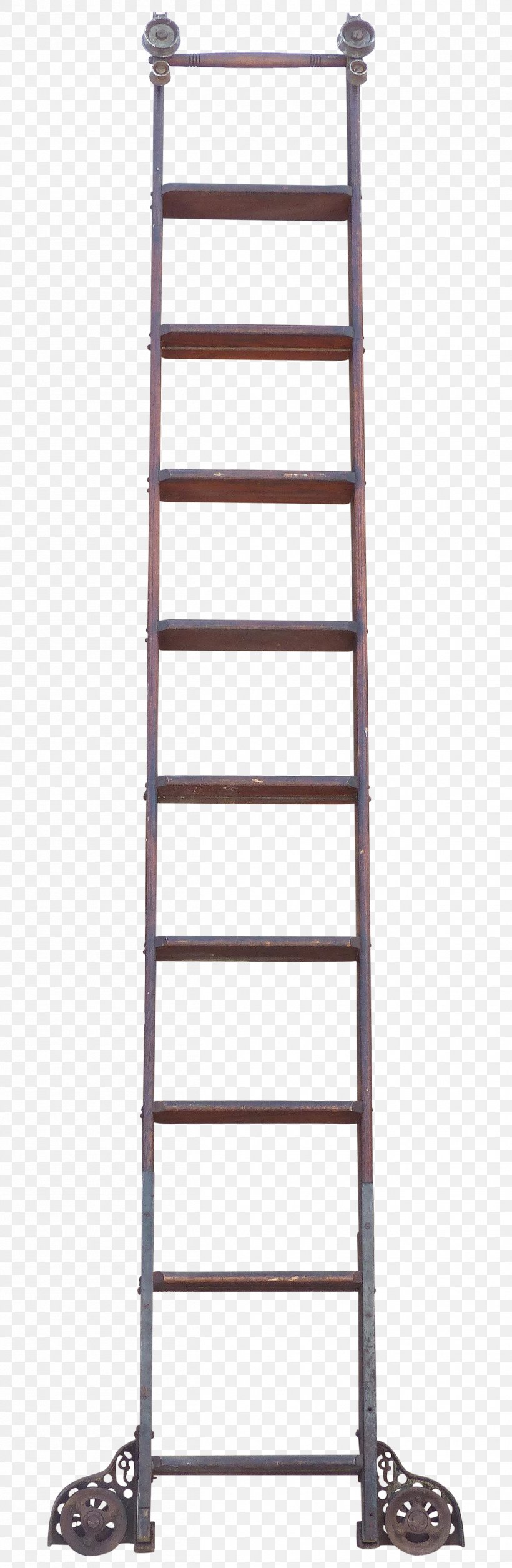 Library Attic Ladder Bookcase, PNG, 1307x4000px, Library, Antique, Attic Ladder, Bookcase, Closet Download Free