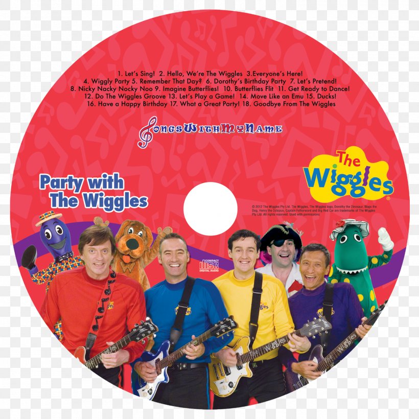 The Wiggles It's A Wiggly Wiggly World Hoop Dee Doo: It's A Wiggly Party Splish Splash Big Red Boat DVD, PNG, 1500x1500px, Wiggles, Barney Friends, Dvd, Film, Sesame Street Old School Download Free