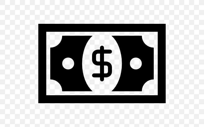 Banknote United States Dollar, PNG, 512x512px, Banknote, Area, Black, Black And White, Brand Download Free