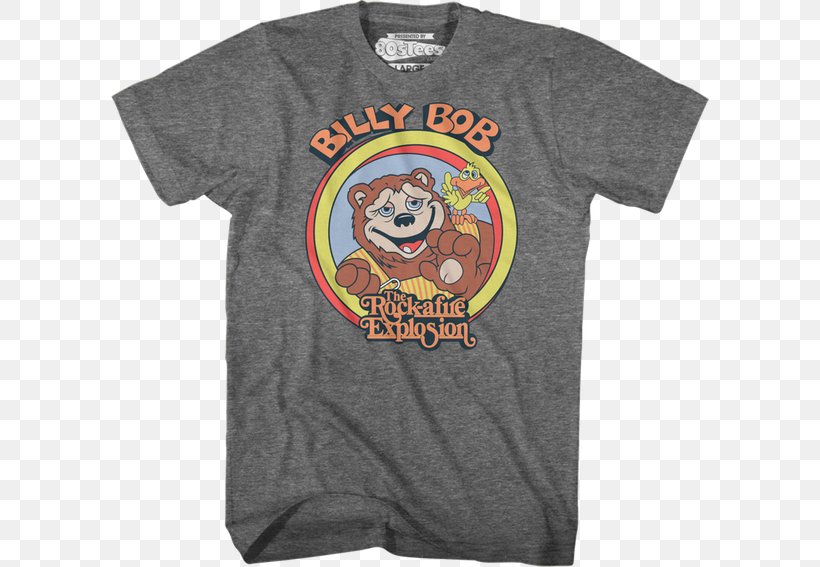 Printed T-shirt The Rock-afire Explosion Top, PNG, 600x567px, Tshirt, Active Shirt, Black, Brand, Clothing Download Free