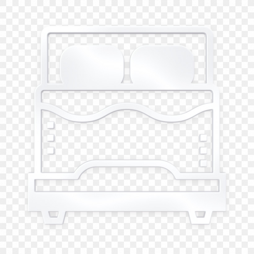 Hotel Services Icon Bed Icon, PNG, 1272x1272px, Hotel Services Icon, Bed Icon, Blackandwhite, Bumper, Furniture Download Free