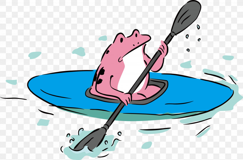 Chōjū-jinbutsu-giga Ukiyo-e Frogs Cartoon Canoe, PNG, 3000x1985px, Frog, Boat, Canoe, Cartoon, Cartoon Frog Download Free