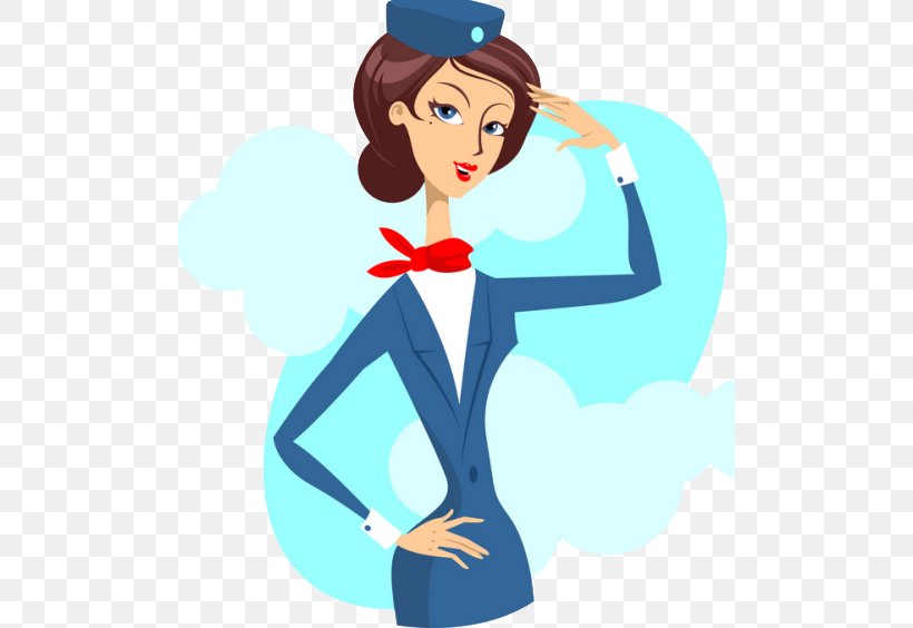 Flight Attendant Airplane Nitty Clip Art, PNG, 500x564px, Watercolor, Cartoon, Flower, Frame, Heart Download Free