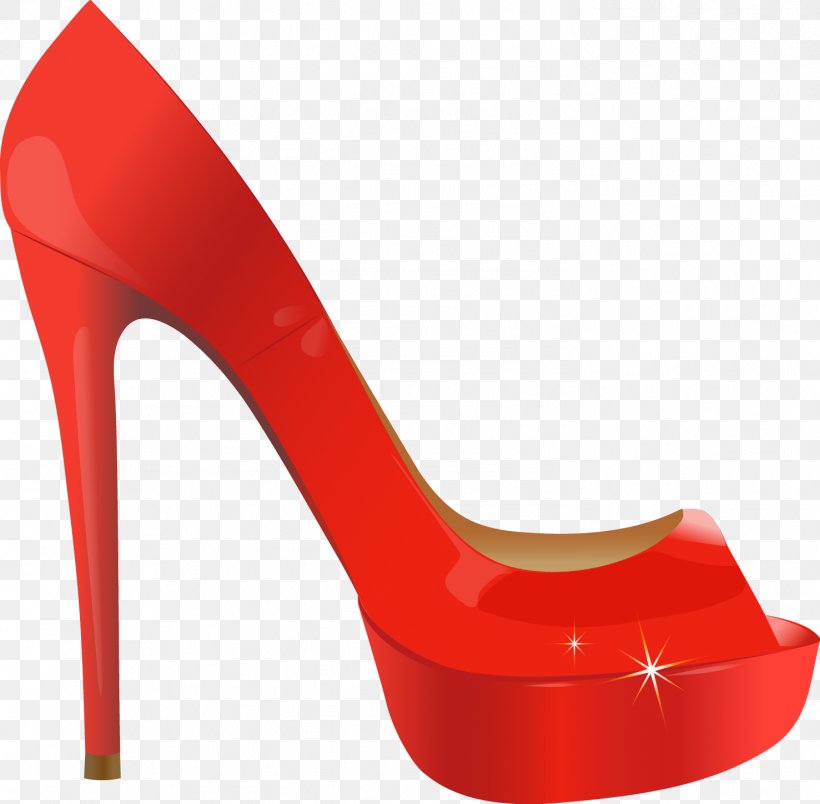 Red High-heeled Footwear, PNG, 1477x1449px, Red, Art, Footwear, Green, Heel Download Free