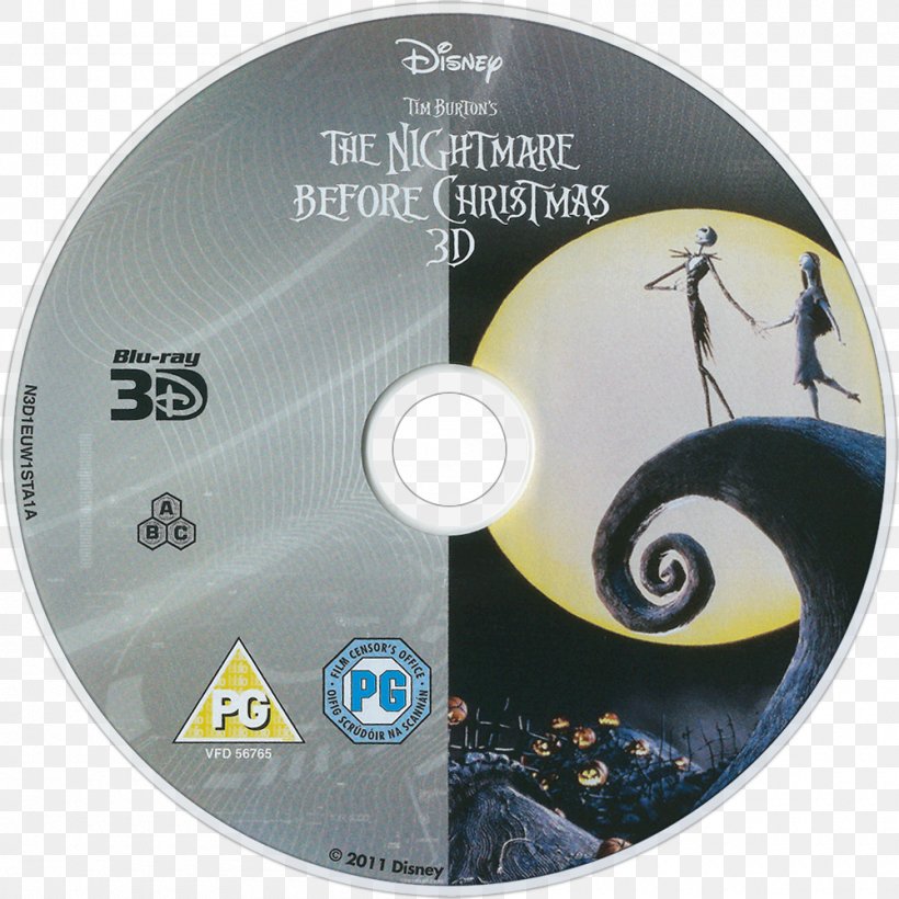 Jack Skellington The Nightmare Before Christmas Soundtrack Film This Is Halloween, PNG, 1000x1000px, Jack Skellington, Animation, Compact Disc, Danny Elfman, Data Storage Device Download Free
