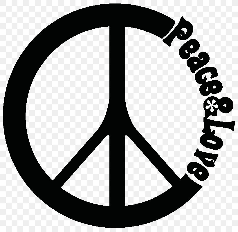 Peace Symbols Decal Sticker, PNG, 800x800px, Peace Symbols, Area, Black And White, Bumper Sticker, Decal Download Free