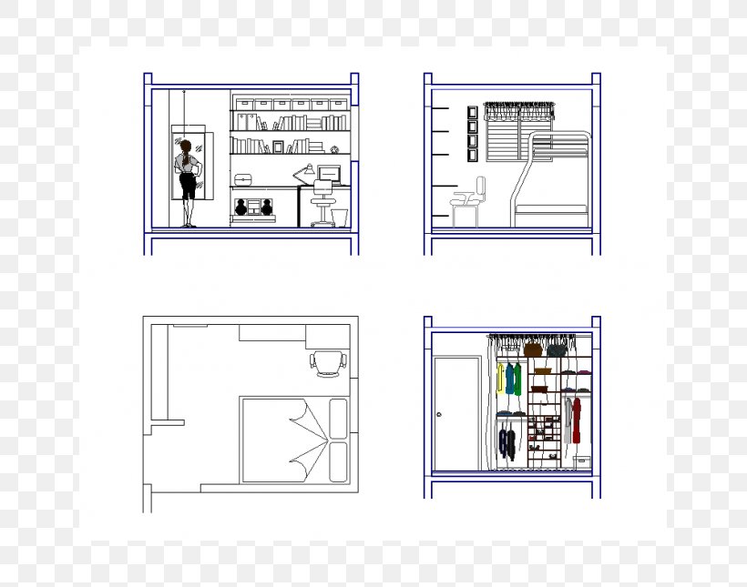 Computer-aided Design Interior Design Services Bedroom Drawing .dwg, PNG, 645x645px, Computeraided Design, Architecture, Area, Autocad, Bedroom Download Free