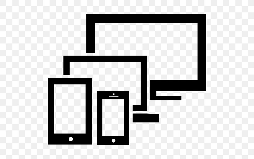 Responsive Web Design Web Development, PNG, 512x512px, Responsive Web Design, Area, Black, Black And White, Brand Download Free