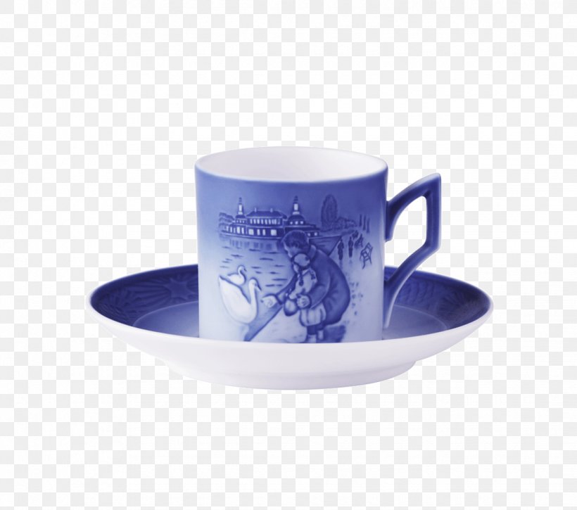 Saucer Royal Copenhagen Mug Tableware, PNG, 1130x1000px, Saucer, Blue And White Porcelain, Christmas, Coffee Cup, Copenhagen Download Free