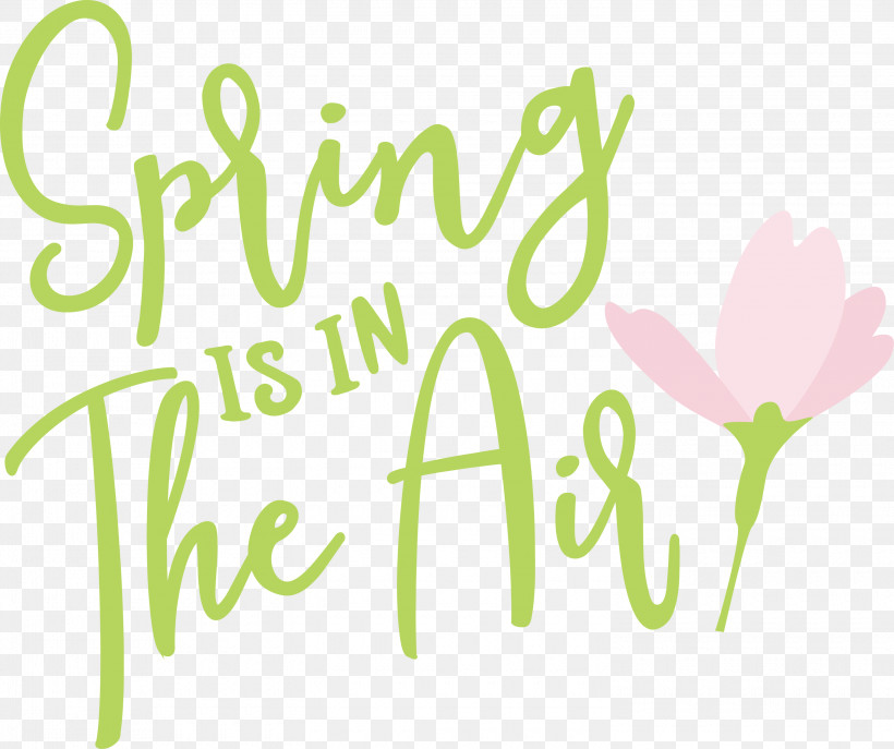 Spring Spring Is In The Air, PNG, 3000x2514px, Spring, Floral Design, Geometry, Green, Happiness Download Free