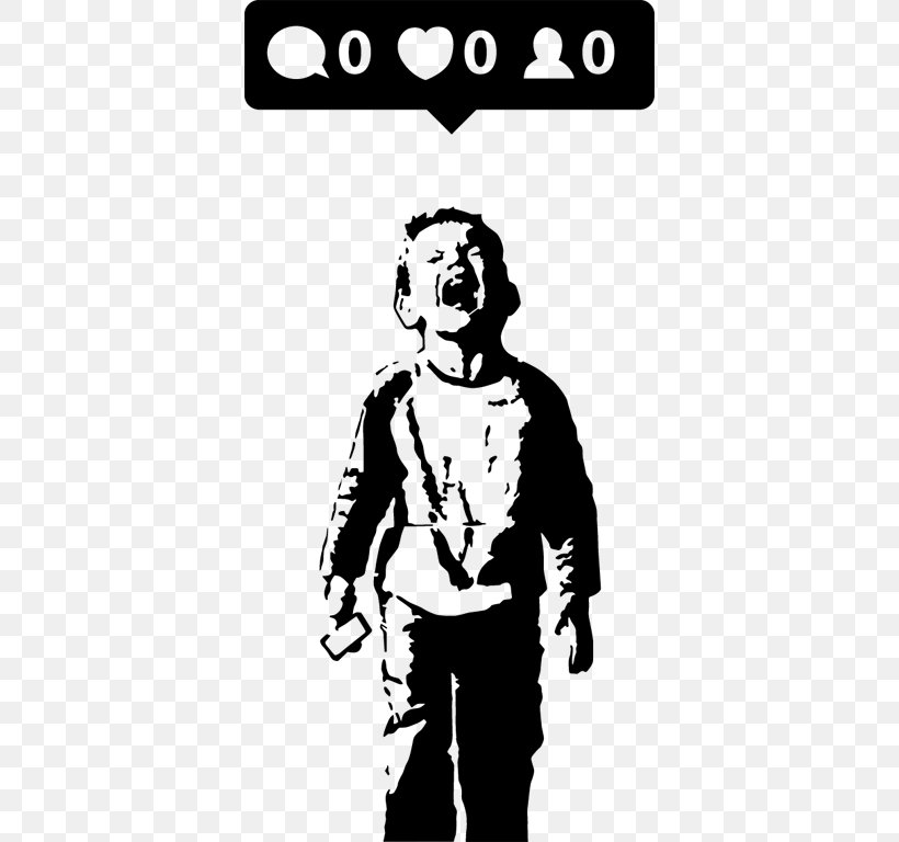 Wall Decal Sticker Painting Street Art, PNG, 374x768px, Wall Decal, Art, Banksy, Black, Black And White Download Free