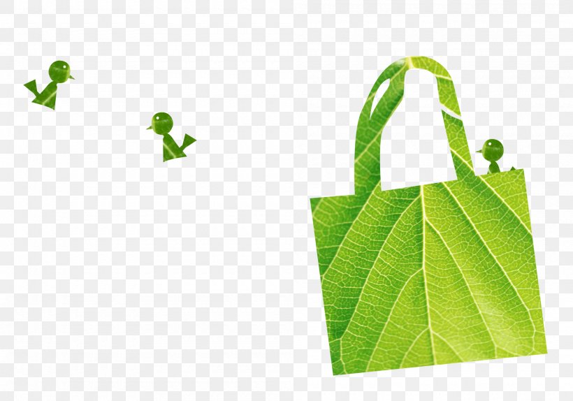 Green Paper Bag, PNG, 2000x1400px, Green, Bag, Brand, Designer, Grass Download Free