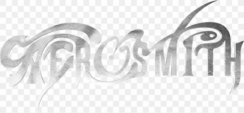 Logo /m/02csf Calligraphy Brand Font, PNG, 900x419px, Logo, Aerosmith, Artwork, Black And White, Brand Download Free