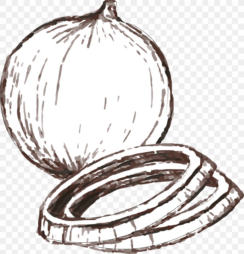 Onion Ring Computer File, PNG, 1551x1617px, Onion Ring, Black And White, Drawing, Gratis, Line Art Download Free
