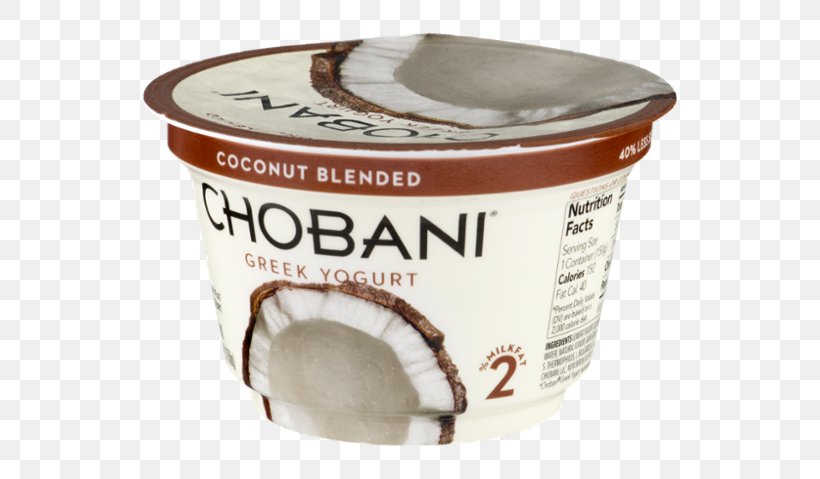 Cream Frozen Dessert Chobani Greek Yogurt Flavor, PNG, 600x479px, Cream, Chobani, Coconut, Cup, Dairy Product Download Free