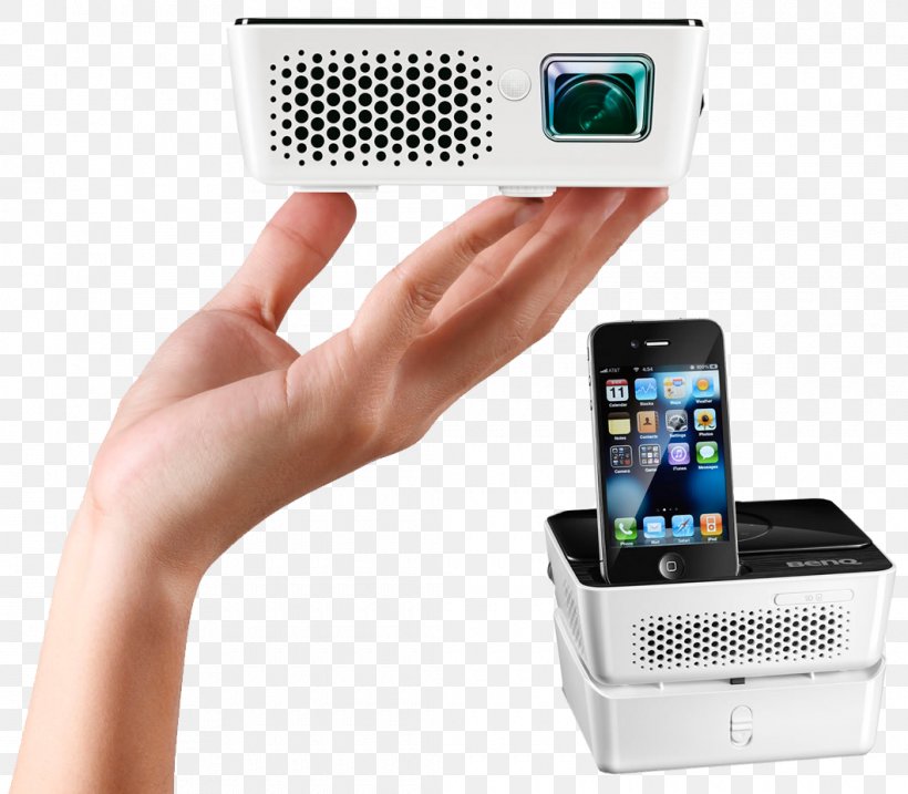 Feature Phone Multimedia Projectors Handheld Projector BenQ Joybee GP2, PNG, 1060x927px, Feature Phone, Benq, Brookstone Pocket Projector, Cellular Network, Communication Device Download Free