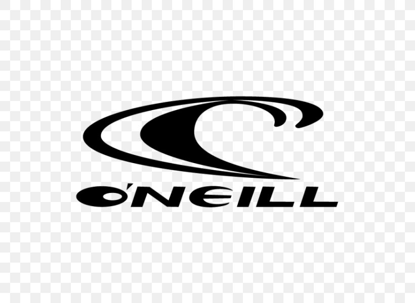 O'Neill Logo T-shirt Decal Brand, PNG, 600x600px, Logo, Area, Black, Black And White, Brand Download Free