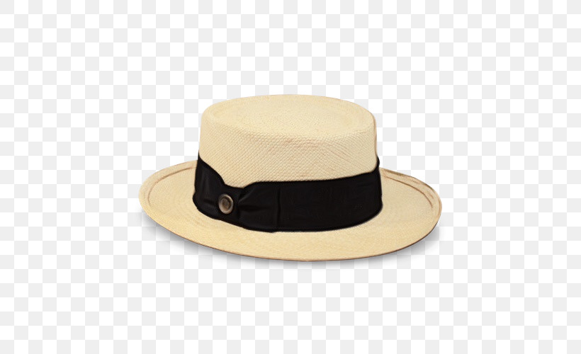 Fedora, PNG, 500x500px, Watercolor, Beige, Cap, Clothing, Costume Download Free