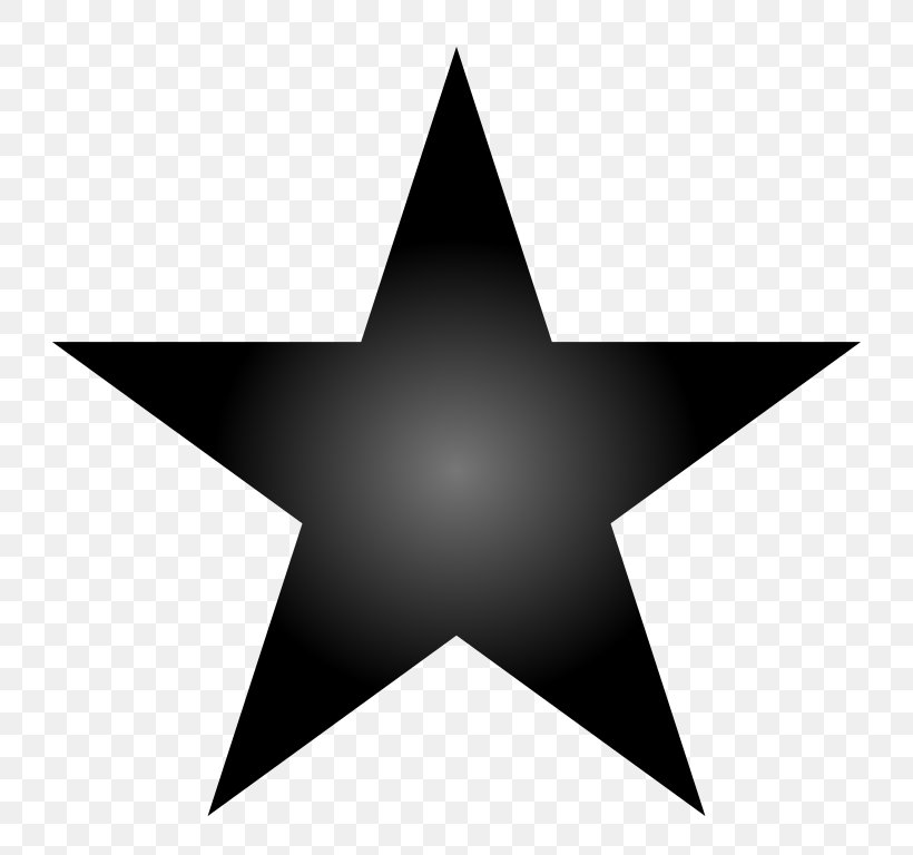 Five-pointed Star, PNG, 768x768px, Star, Black And White, Cdr, Fivepointed Star, Mask Download Free