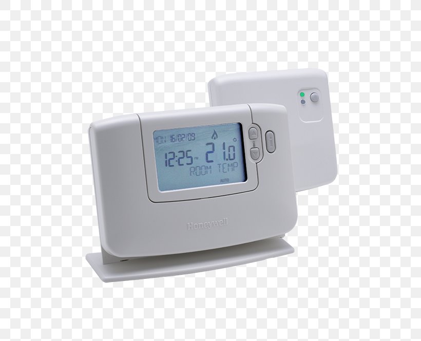 Programmable Thermostat Honeywell Central Heating Wireless, PNG, 750x664px, Thermostat, Baxi, Boiler, Central Heating, Electronics Download Free