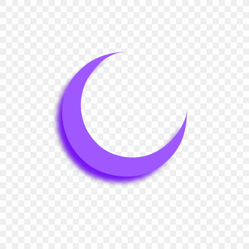 Violet Purple Crescent Logo Symbol, PNG, 2896x2896px, Violet, Circle, Crescent, Logo, Purple Download Free