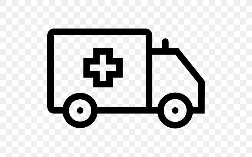 Ambulance, PNG, 512x512px, Symbol, Area, Black And White, Box, Brand Download Free