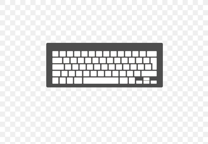 Computer Keyboard Computer Mouse Laptop Logitech QWERTY, PNG, 568x568px, Computer Keyboard, Area, Black, Black And White, Brand Download Free