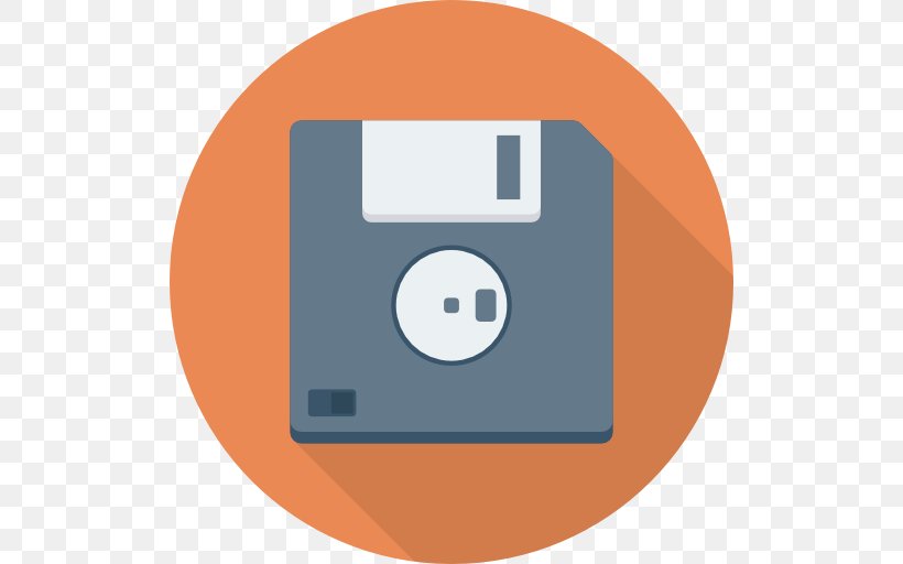 Floppy Disk Disk Storage Computer Electronics, PNG, 512x512px, Floppy Disk, Blank Media, Brand, Computer, Computer Disk Download Free