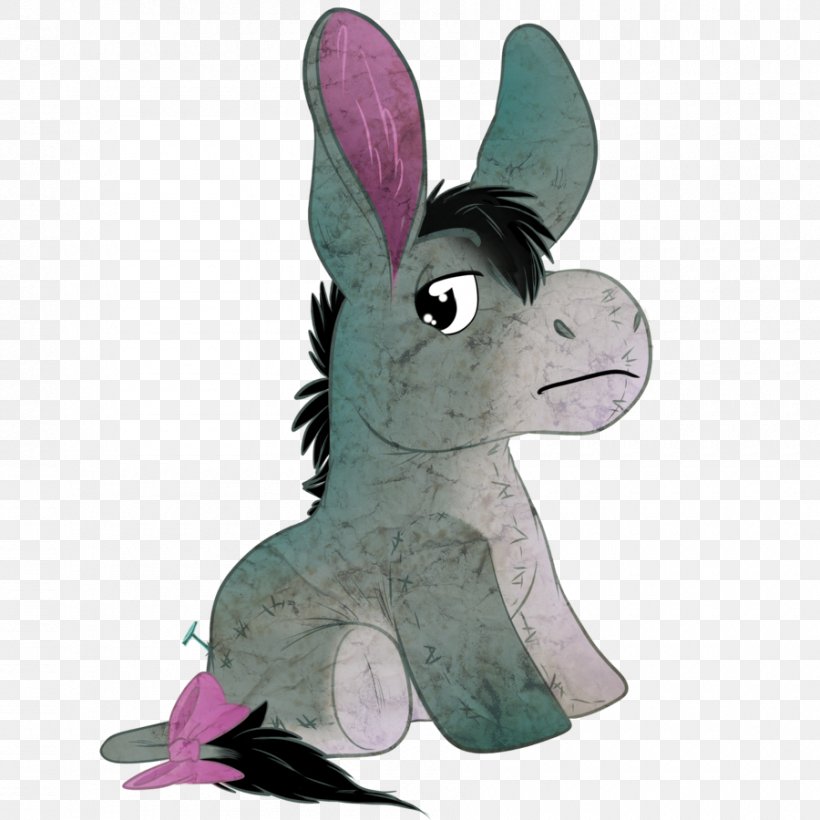 Hare Horse Stuffed Animals & Cuddly Toys Plush Purple, PNG, 900x900px, Hare, Animal, Donkey, Horse, Horse Like Mammal Download Free