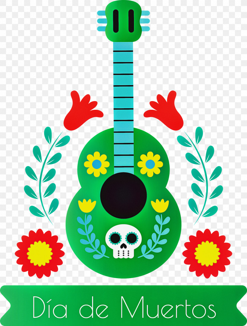Day Of The Dead Día De Muertos, PNG, 2268x3000px, Day Of The Dead, D%c3%ada De Muertos, Drawing, Folk On Foot, Guitar Download Free