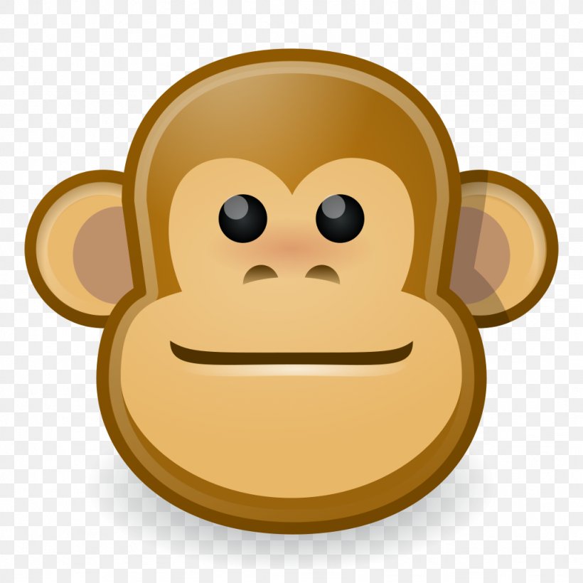 Monkey, PNG, 1024x1024px, Monkey, Cartoon, Mammal, Primate, Smile Download Free