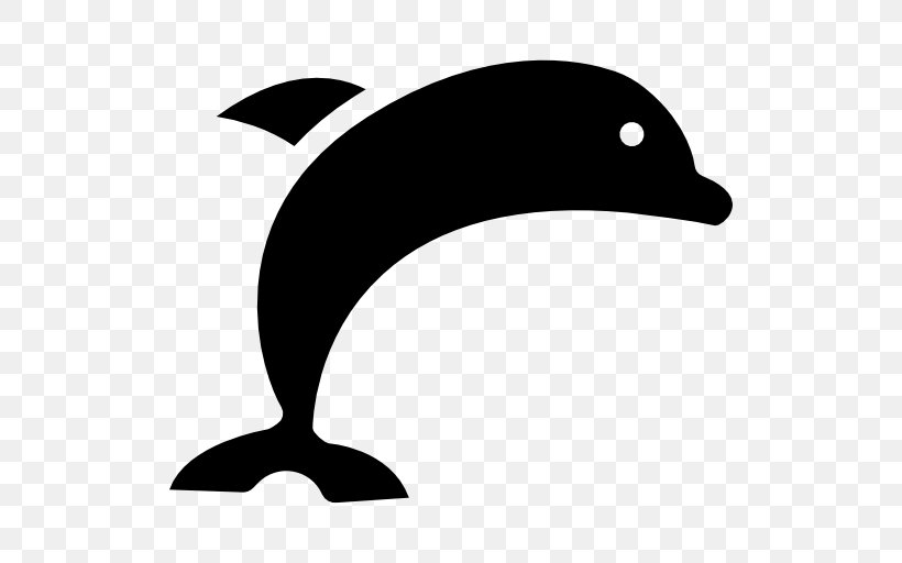 Dolphin Clip Art, PNG, 512x512px, Dolphin, Beak, Bird, Black, Black And White Download Free