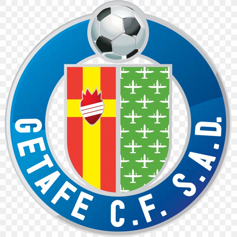 Getafe CF La Liga Real Madrid C.F. Coliseum Alfonso Pérez Segunda División, PNG, 1200x1200px, Getafe Cf, Area, Ball, Emblem, Fc Barcelona Download Free