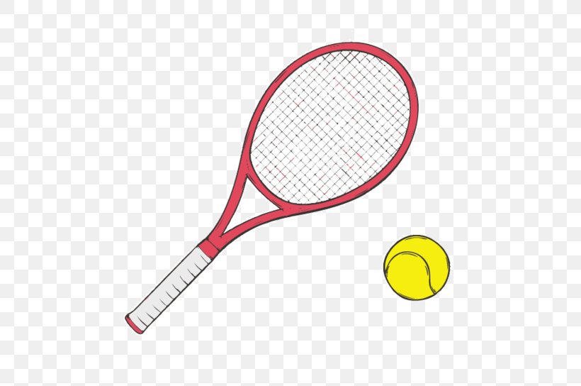 Racket Tennis Rakieta Tenisowa Ball Badminton, PNG, 563x544px, Racket, Badminton, Ball, Ball Game, Drawing Download Free