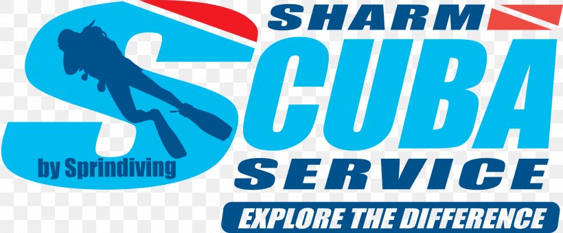 Sharm Scuba Service Scuba Diving Dive Center Underwater Diving Scuba Set, PNG, 2061x853px, Scuba Diving, Area, Banner, Blue, Brand Download Free