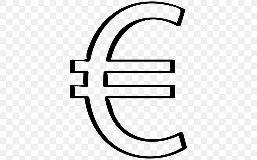 Finance Euro Money, PNG, 512x512px, Finance, Area, Black, Black And White, Brand Download Free