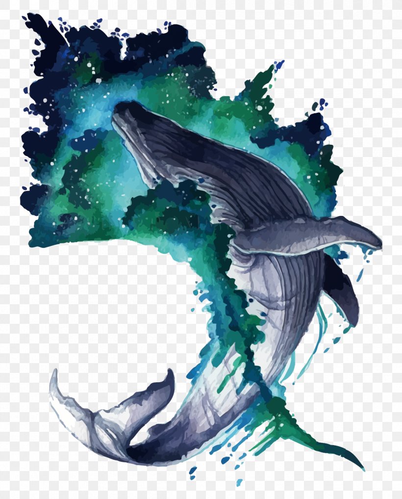 Whale Watercolor Painting Illustration, PNG, 1209x1500px, Whale, Art, Blue Whale, Cetacea, Deviantart Download Free