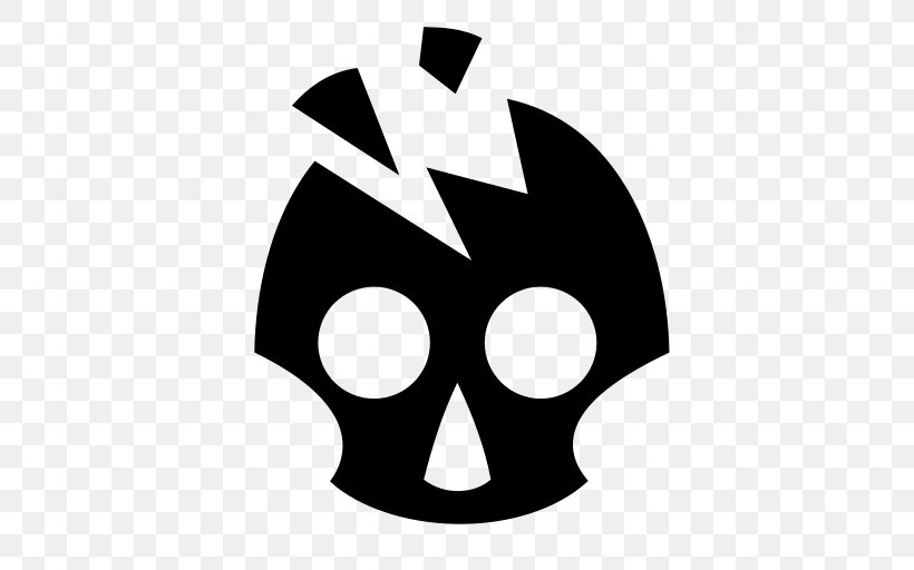 Skull Symbol, PNG, 512x512px, Skull, Black And White, Game, Logo, Monochrome Download Free