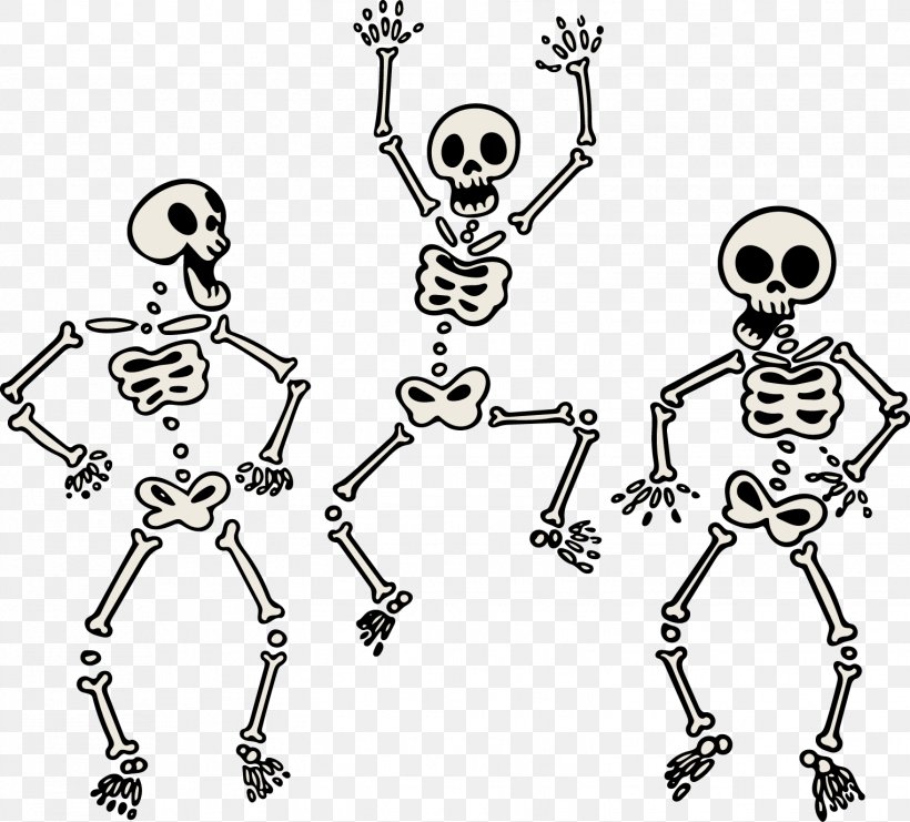 Human Skeleton Skull Bone, PNG, 1524x1379px, Skeleton, Black And White, Body Jewelry, Bone, Dance Download Free