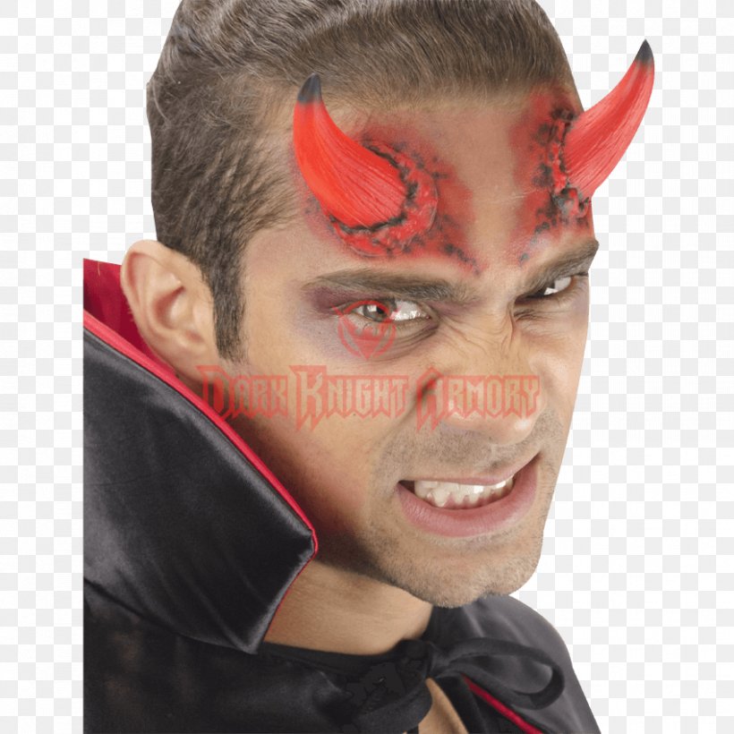 Prosthetic Makeup Cosmetics Devil Costume Werewolf, PNG, 850x850px, Prosthetic Makeup, Cheek, Chin, Clothing Accessories, Cosmetics Download Free