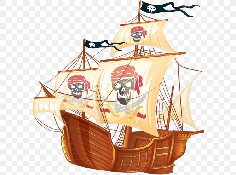 Ship Piracy, PNG, 600x610px, Skull Bones, Barque, Boat, Brigantine, Caravel Download Free